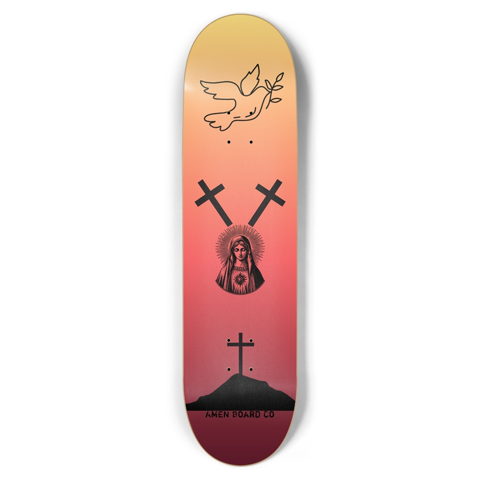 Through Her Eyes Gradient Skateboard 8 1/2