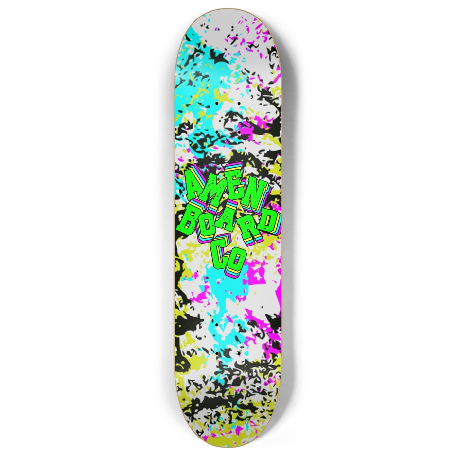 Splatter Skateboard 8 inch